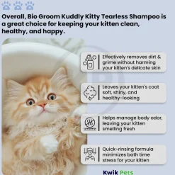 Bio-Groom Kuddly Kitty Tearless Cat Shampoo 8-oz