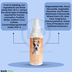 Bio-Groom Natural Scents Crisp Apple Cologne Spray for Dogs 4-oz