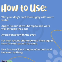 Bio-Groom Natural Scents Tuscan Olive Dog Shampoo 8-oz