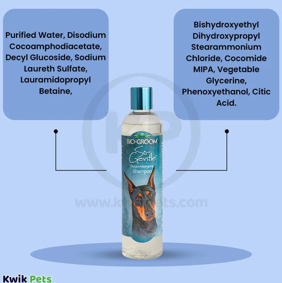 Bio-Groom So-Gentle Hypo-Allergenic Dog Shampoo 12-oz