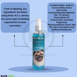 Bio-Groom Waterless Bath No Rinse Dog Shampoo 8-oz