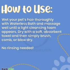 Bio-Groom Waterless Bath No Rinse Dog Shampoo 8-oz