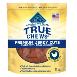 Blue Buffalo True Chews Premium Jerky Cuts Natural Dog Treats Real Chicken 22-oz