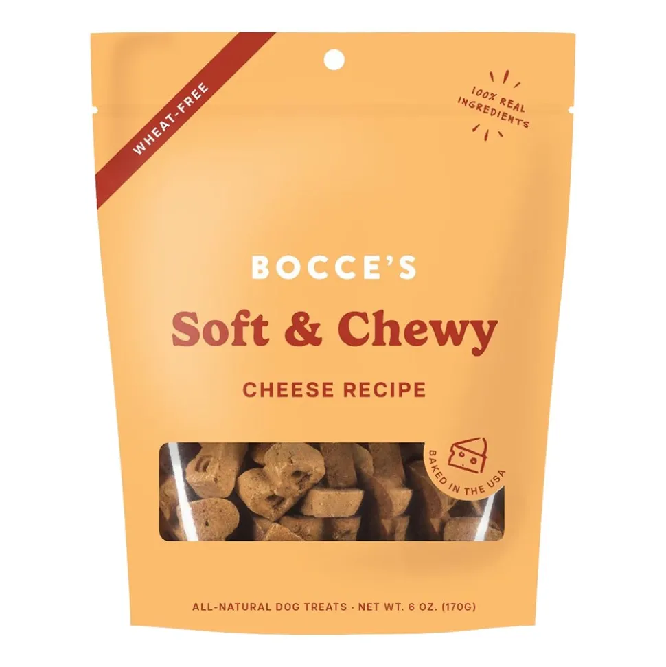 Bocce's Bakery Soft & Chewy Dog Treats Cheese 6-oz