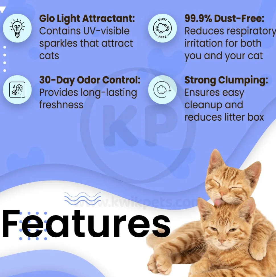 Boxiecat Glo Natural Attractions Clumping Corn Cat Litter 6.5-lb