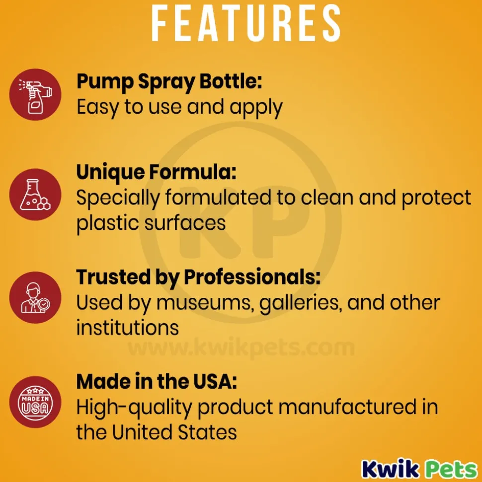 Brillianize Plastic Cleaner in Pump Spray Bottle 8-oz