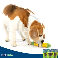 Busy Buddy Natural Rawhide Dog Treat Rings Peanut Butter Size A 1.83-oz