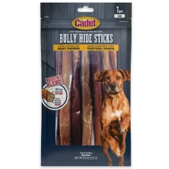 Cadet Bully Hide Sticks All Naturals Dog Chews Large 7 Count 9.6-oz