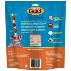 Cadet Gourmet Beef Hide Shish Kabob Dog Treats Small 12-oz