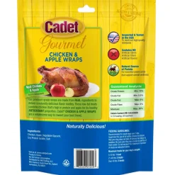 Cadet Gourmet Chicken & Apple Wrapped Dog Treats 14-oz