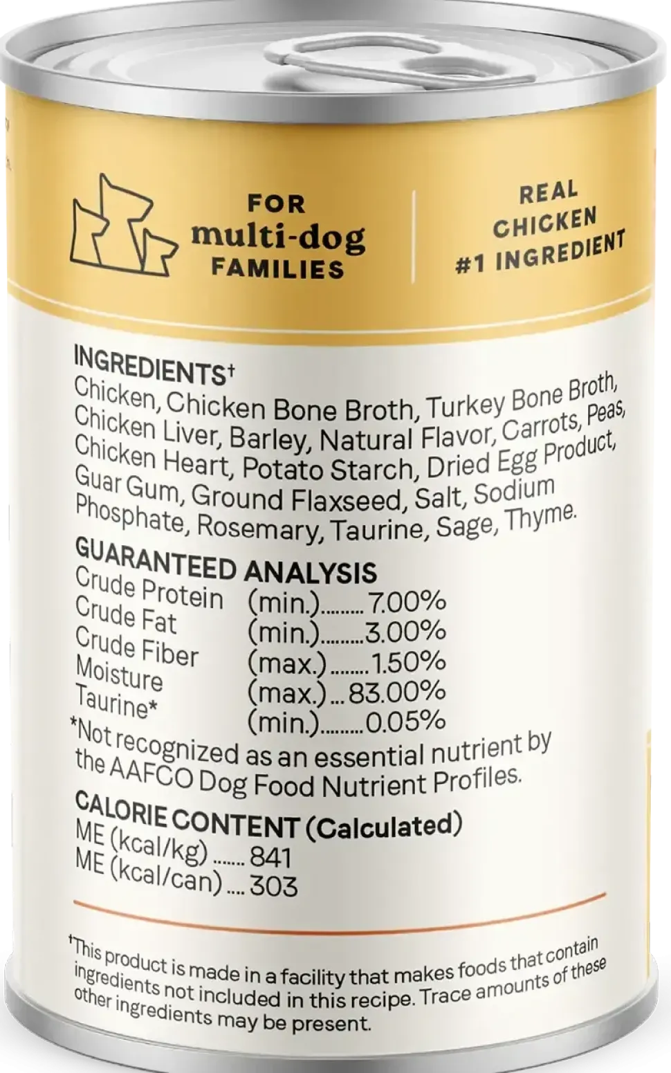 CANIDAE All Life Stages Chunky Stew Wet Dog Food Topper Chicken & Vegetable 12.7-oz