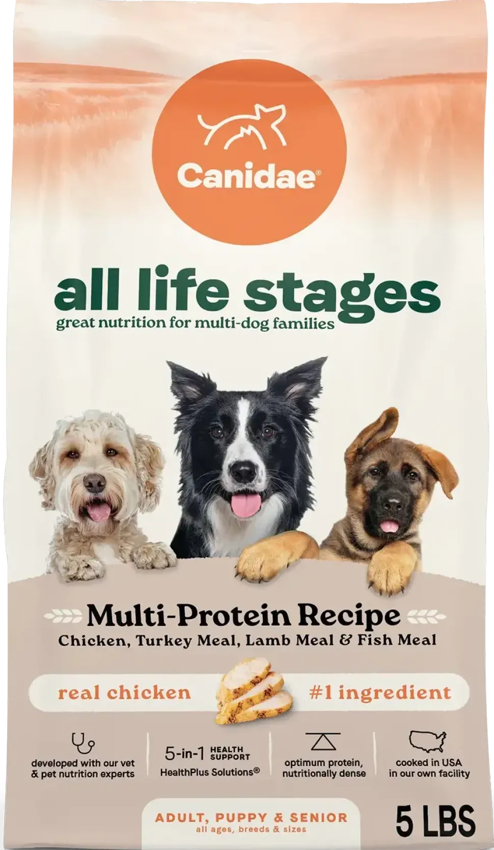 Canidae All Life Stages Dry Dog Food Multi-Protein Recipe 5-lb