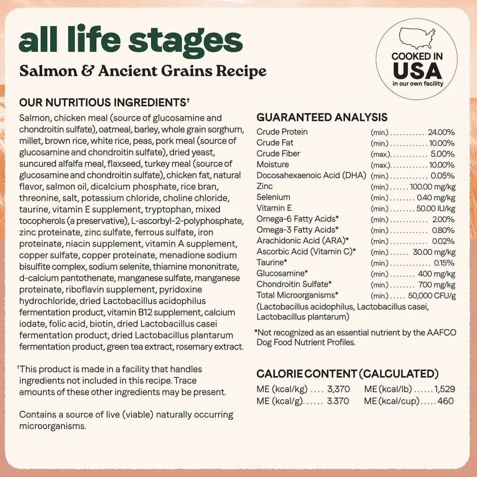 Canidae All Life Stages Dry Dog Food Real Salmon & Ancient Grains Recipe 5-lb