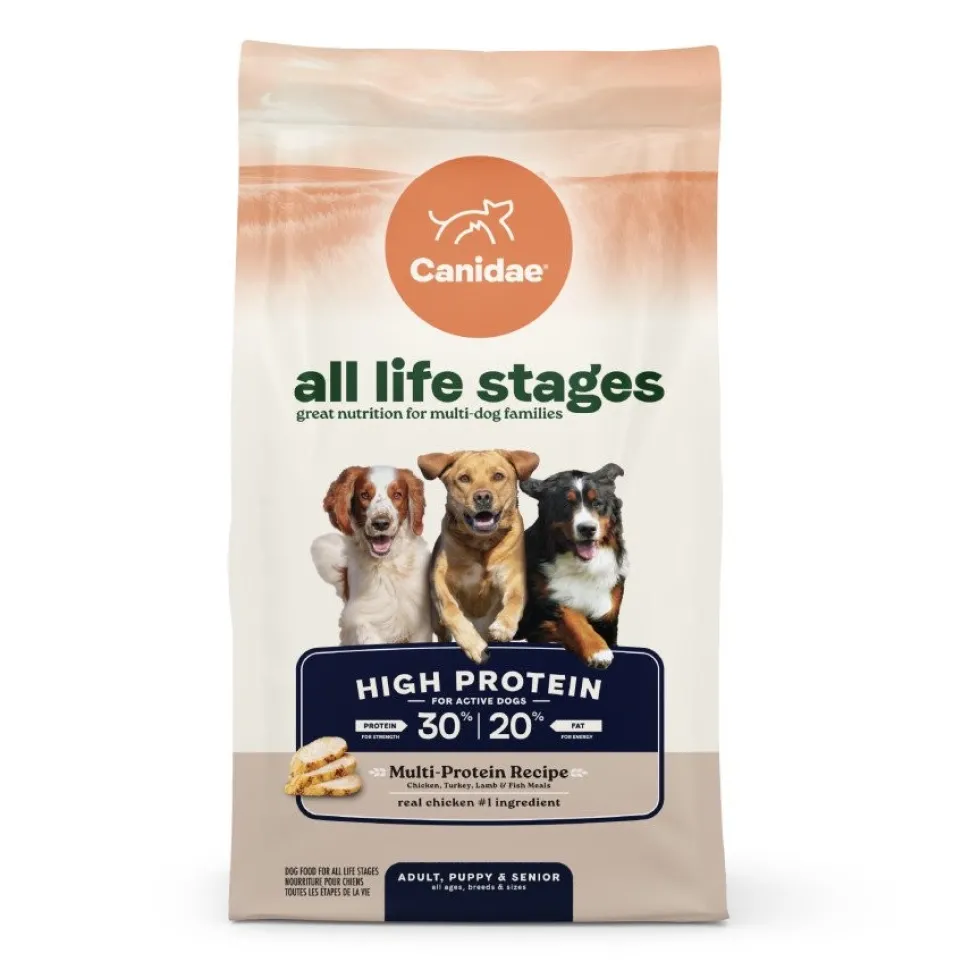 CANIDAE All Life Stages High Protein Dry Dog Food Multi-Protein 4-lb