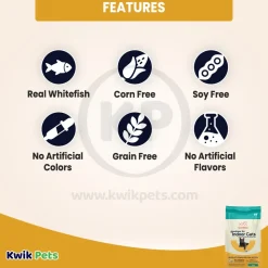 CANIDAE PURE Goodness for Indoor Cats Adult Dry Cat Food Real Whitefish 10-lb
