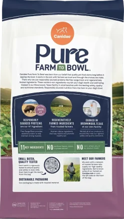 Canidae Pure Goodness Grain-Free Limited Ingredient Adult Dry Dog Food Real Bison, Lentil & Carrot Recipe 10-lb