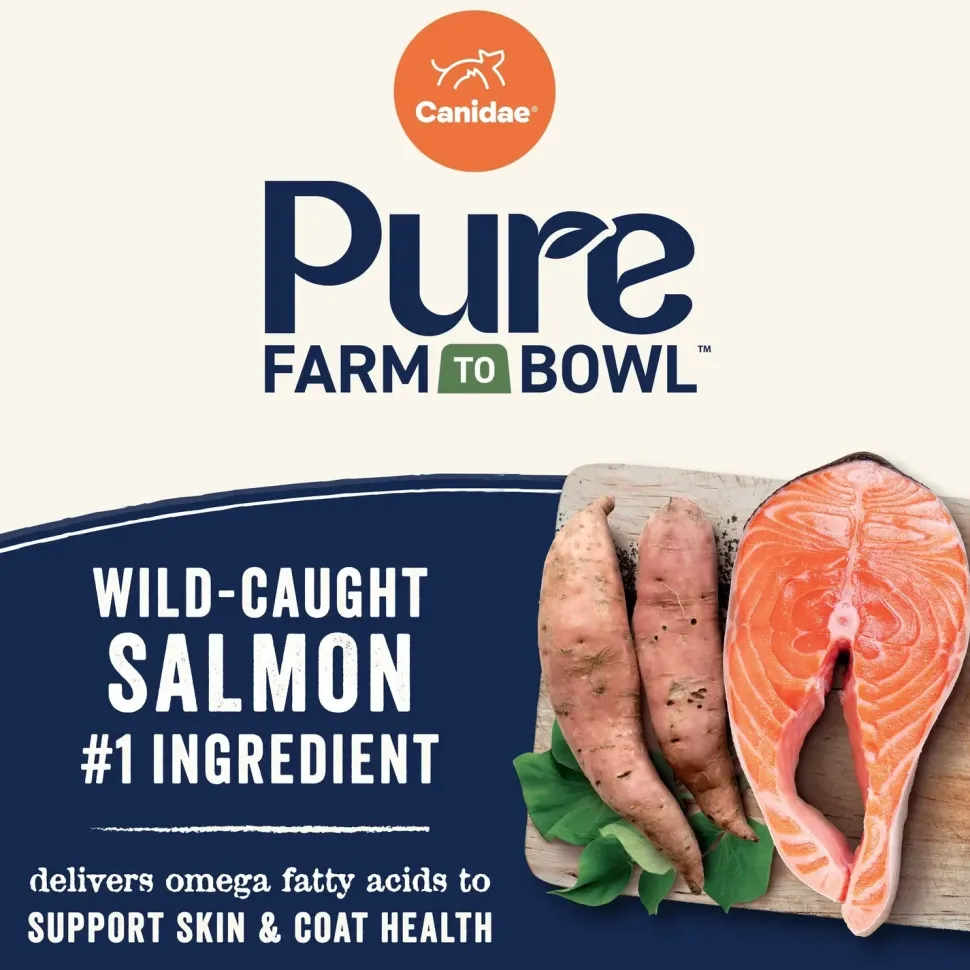 Canidae Pure Goodness Grain-Free Puppy Dry Food Real Salmon & Sweet Potato Recipe 4-lb