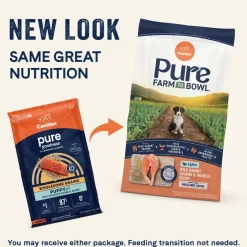 CANIDAE PURE Goodness Wholesome Grains Puppy Dry Food Real Salmon & Oatmeal 4-lb