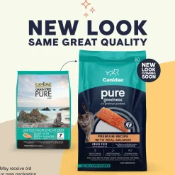 CANIDAE Pure Grain-Free Limited Ingredient Dry Cat Food Premium Recipe with Salmon 5-lb
