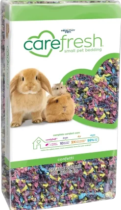 Carefresh Complete Comfort Confetti Paper Bedding for Small Animals 10 Liter