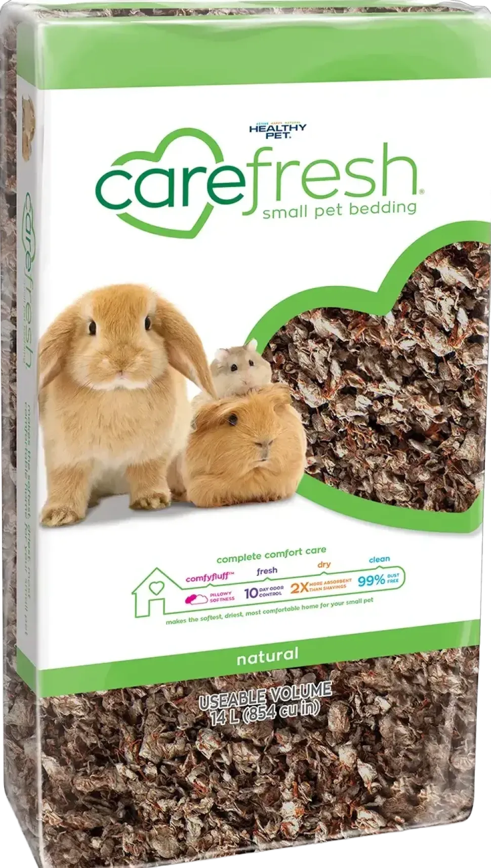 Carefresh Complete Comfort Natural Paper Bedding for Small Animals 14 Liter