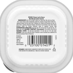 Cesar Classic Loaf in Sauce Adult Wet Dog Food Beef 3.5-oz