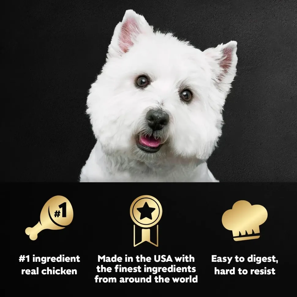 Cesar Loaf & Topper in Sauce Adult Wet Dog Food Rotisserie Chicken w/Bacon & Cheese 3.5-oz