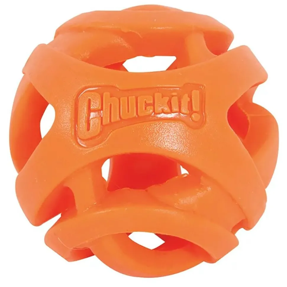 Chuckit! Breathe Right Fetch Ball Dog Toy Orange Large