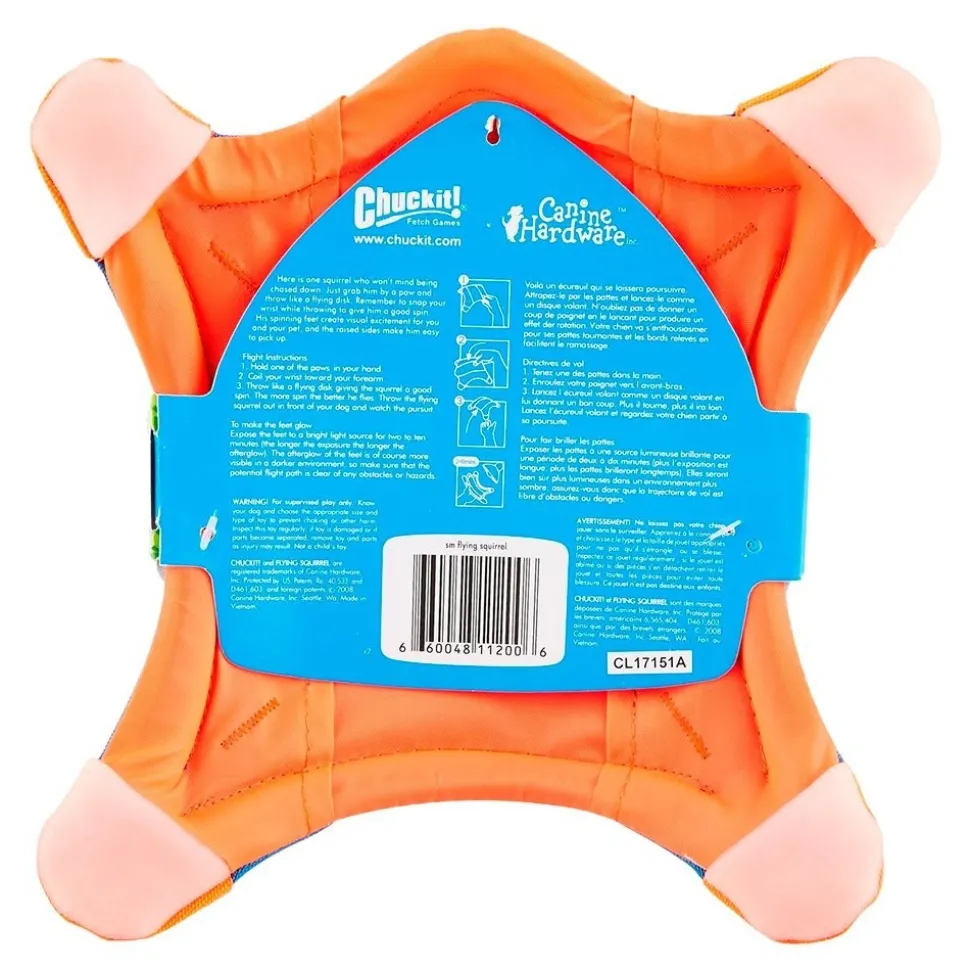 Chuckit! Flying Squirrel Dog Toy Assorted Small