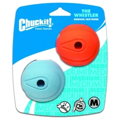 Chuckit! The Whistler Ball Dog Toy Assorted Medium 2 Count