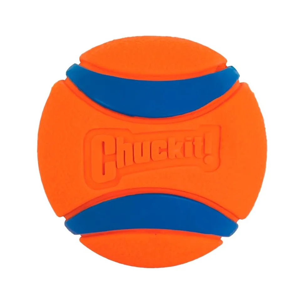 Chuckit! Ultra Ball Dog Toy Blue/Orange Large 2 Pack of 1 Count