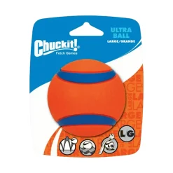 Chuckit! Ultra Ball Dog Toy Blue/Orange Large