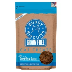 Cloud Star Buddy Biscuits Grain-Free Cat Treats Tempting Tuna 3-oz