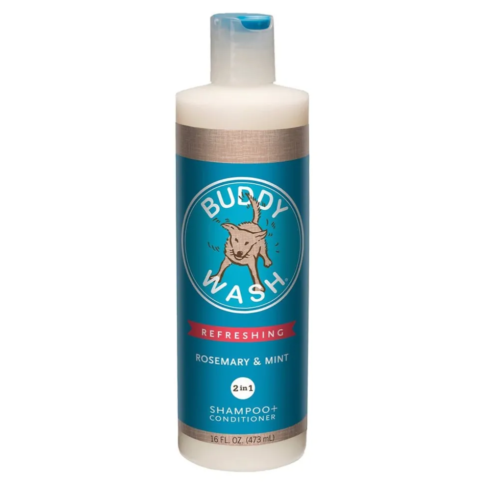 Cloud Star Buddy Wash 2 in 1 Dog Shampoo + Conditioner Rosemary & Mint 16-oz