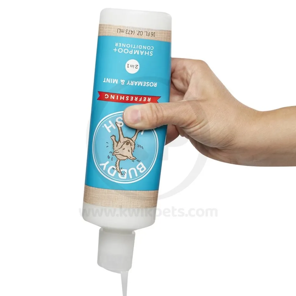 Cloud Star Buddy Wash 2 in 1 Dog Shampoo + Conditioner Rosemary & Mint 16-oz