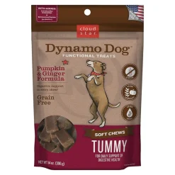 Cloud Star Dynamo Dog Tummy Functional Treats Pumpkin & Ginger 14-oz
