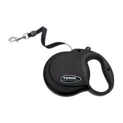Coastal Retractable Dog Leash Black Medium 16 ft