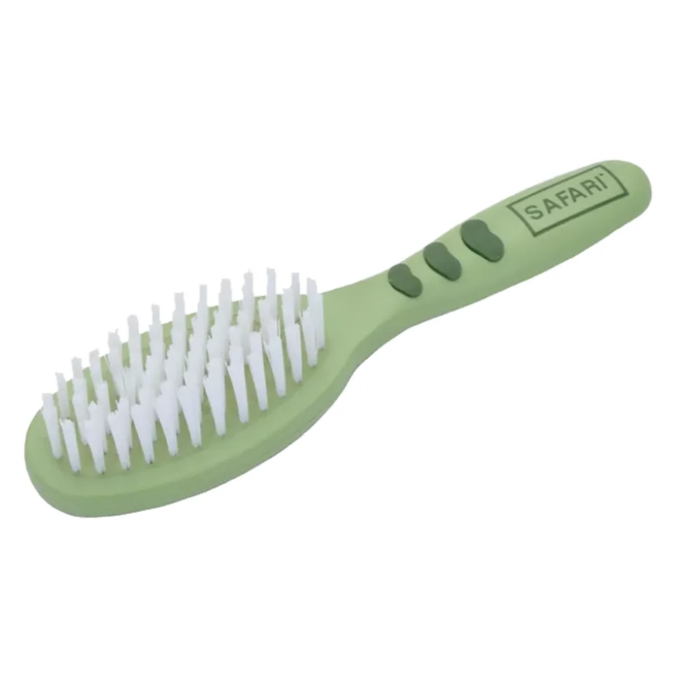 Coastal Safari Bristle Cat Brush Green One Size