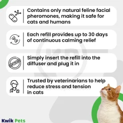 Comfort Zone Cat Calming Diffuser Refill 60 Day Use 2 Count 48-ml