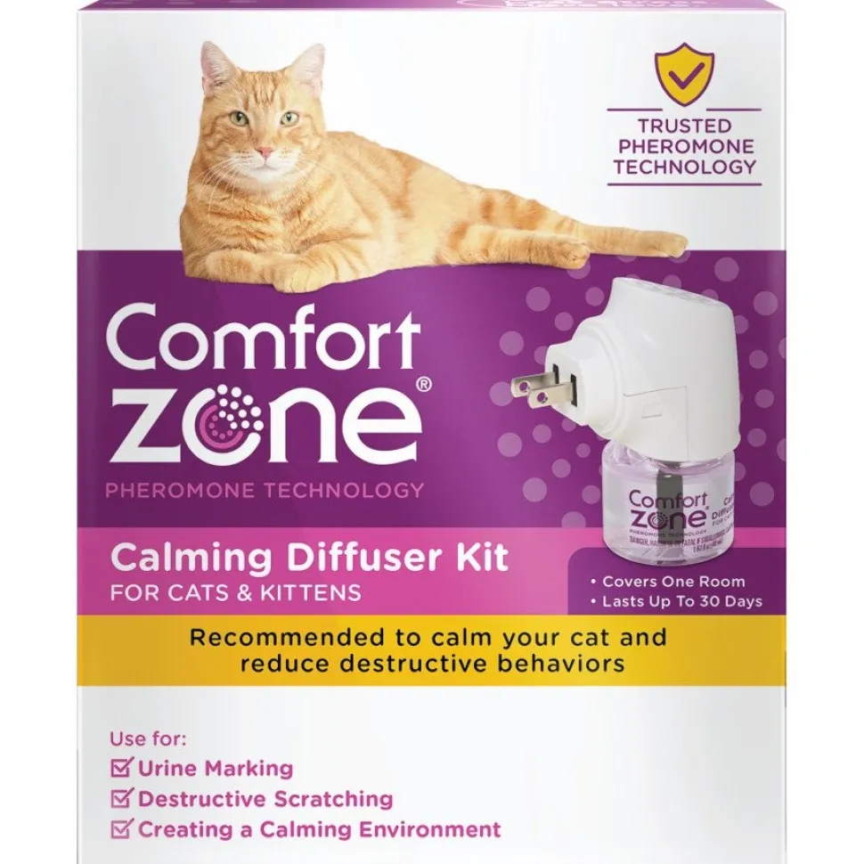 Comfort Zone Cat Calming Single Diffuser Refill 30 Day Use 1 Diffuser 1 Refill