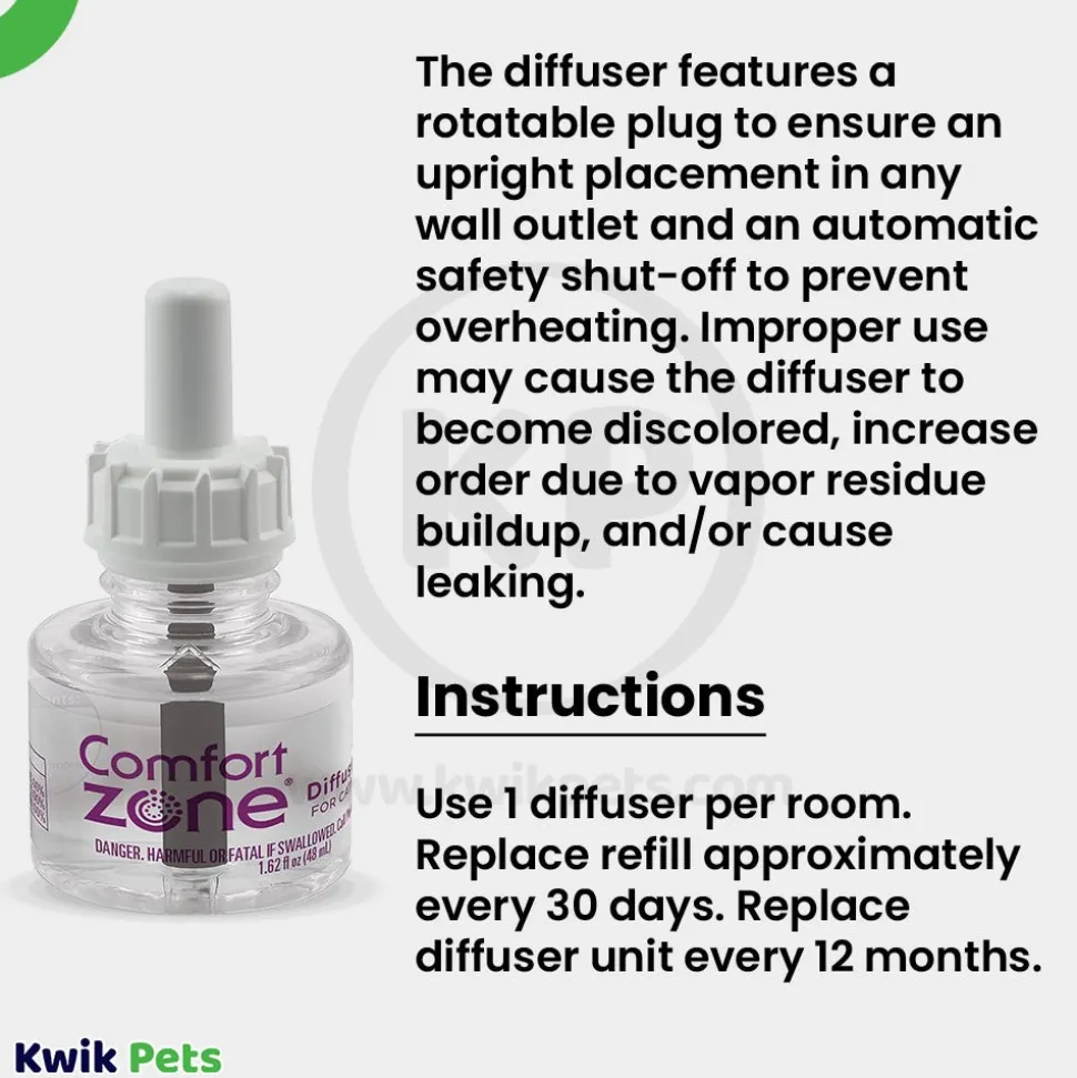 Comfort Zone Multi-Cat Calming Diffuser Refills 2 Count