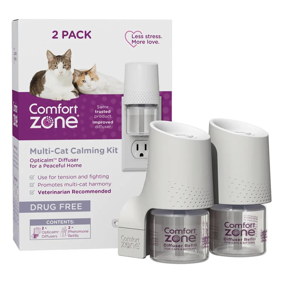 Comfort Zone Multi-Cat Calming Diffuser Kit 2 Count