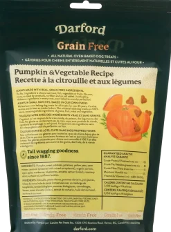 Darford Grain Free Biscuits Pumpkin Recipe Dog Treats Regular 12-oz