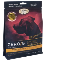 Darford Zero/G Grain-Free Roasted Lamb Dog Treats 12-oz
