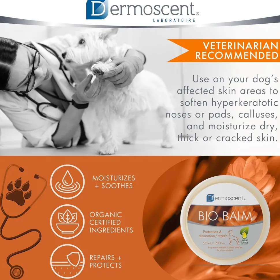 Dermoscent Bio Balm Skin & Paw Soother For Dogs 1.67-oz