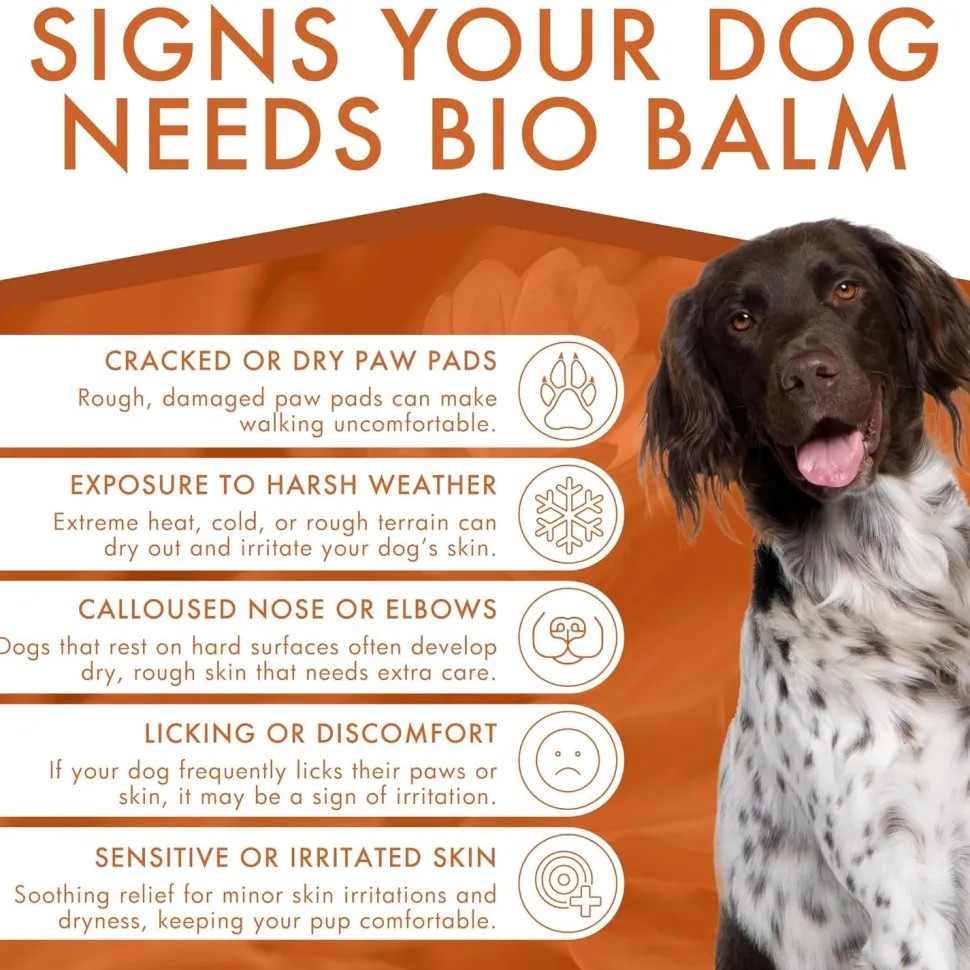 Dermoscent Bio Balm Skin & Paw Soother For Dogs 1.67-oz