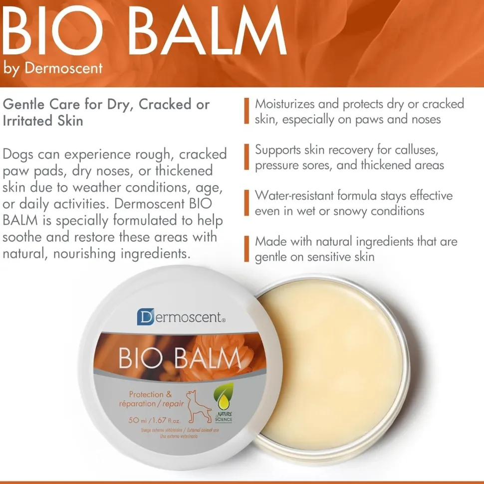 Dermoscent Bio Balm Skin & Paw Soother For Dogs 1.67-oz