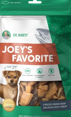 Dr. Marty Joey's Favorite Freeze-Dried Dog Treats Salmon 4-oz