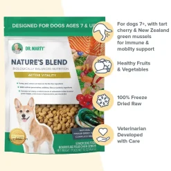 Dr. Marty Nature's Blend Active Vitality Freeze-Dried Raw Senior Dog Food 16-oz