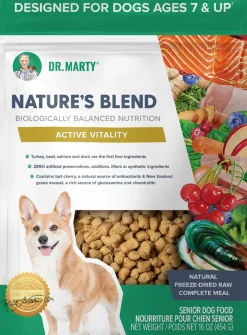 Dr. Marty Nature's Blend Active Vitality Freeze-Dried Raw Senior Dog Food 16-oz